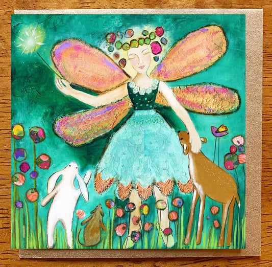 Fairy... 5 x 5 greeting card