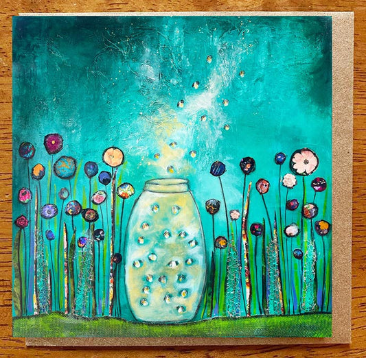 Nature's Light...5" x 5" Greeting Card