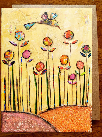 Sunshine Humminbird... Greeting Card