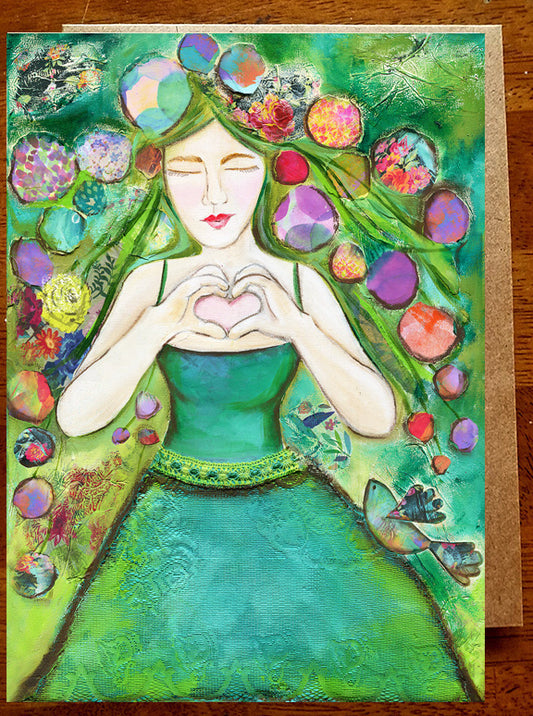 You have my Heart,,,, 5" x 7" Greeting  Card