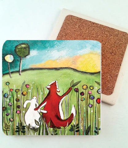 Horizon...absorbent stone coaster