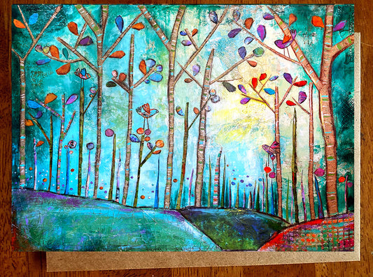 Into the Woods. 5 x 7 Greeting Card