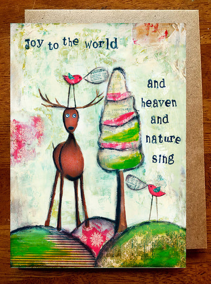 Joy to the World... 5 x 7 card with envelope