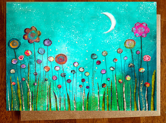 Starlight Meadow. 5 x 7 Greeting Card