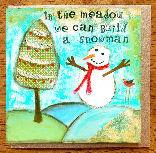 In the Meadow   5 x 5 card with envelope