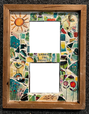 Embrace the Moment Mosaic Mirror