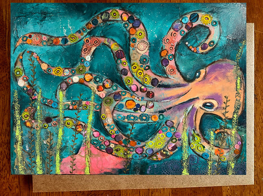 Octopus.. Greeting Card