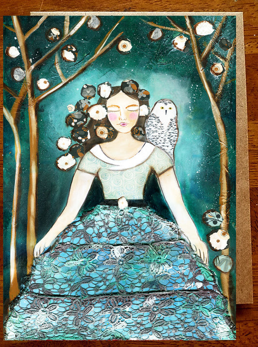 Night Owl..... 5" x 7" Card