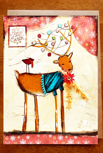Peace On Earth,,,5 x 7 Greeting Card