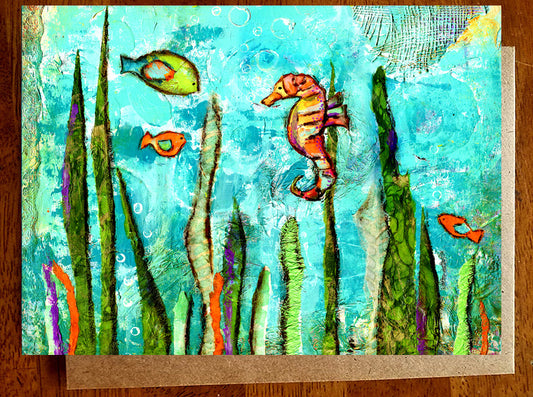 Seahorse.. Greeting Card