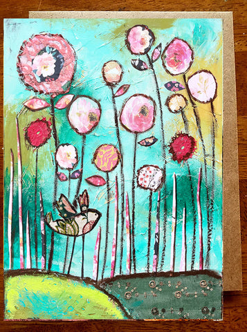 Wildflower Whimsy... Greeting Card
