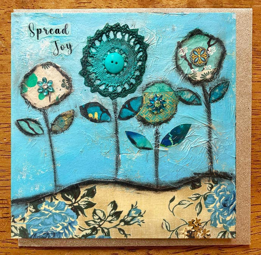 Spread Joy... 5 x 5 greeting card