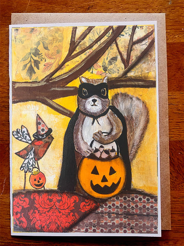 The Masked Squirrel...Greeting Card
