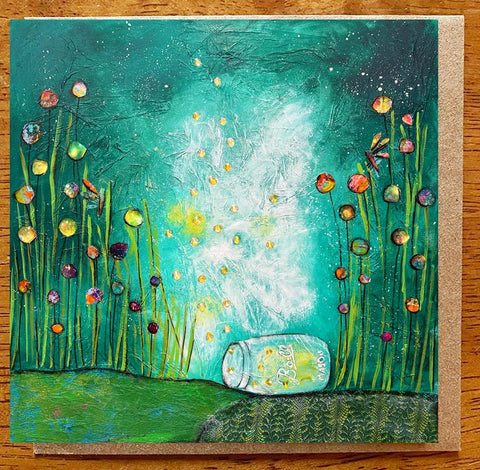 The Great Escape...5" x 5" Greeting Card