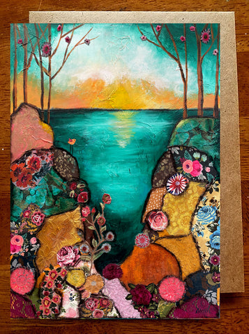 What a View.... 5 x 7 Greeting Card