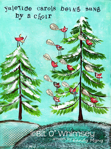 Yuletide Carols 18" x 24" Original Painting