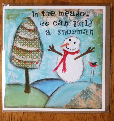 In the Meadow   5 x 5 card with envelope