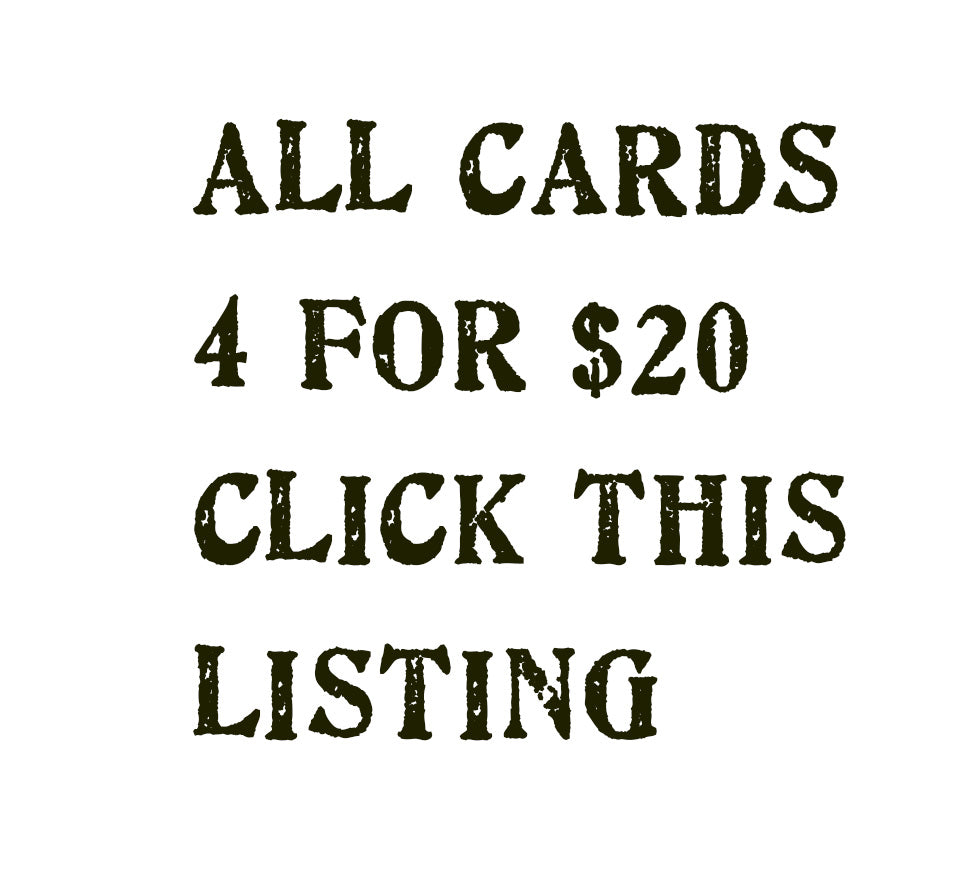 4 Cards For $20