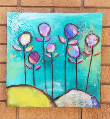 Blue Skies..12" x 12"