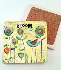 Bloom... absorbant stone coaster