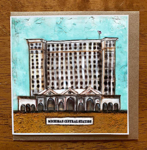 Michigan Central Station ....5 x 5 Card