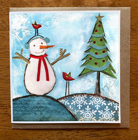 Frosty...  5 x 5 card with envelope