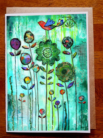 Grandmas Garden.. Greeting Card