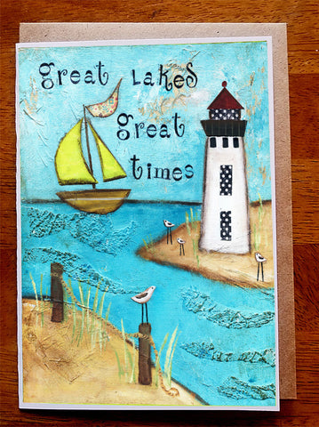 Great Lakes, Great Times ....5 x 7 Card