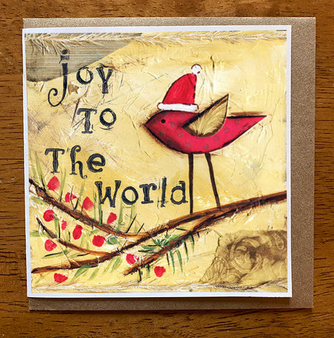 Joy to the World 5 x 5 card with envelope