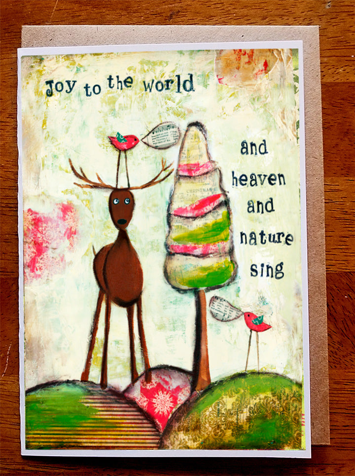 Joy to the World... 5 x 7 card with envelope