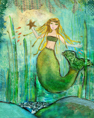 Mermaid with Starfish