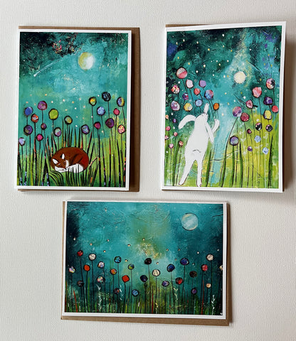 Woodland Creatures  card set
