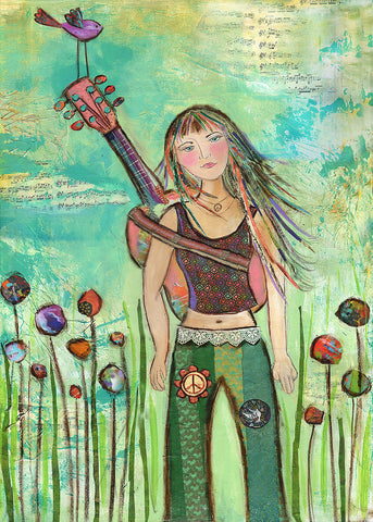 Girl with Guitar