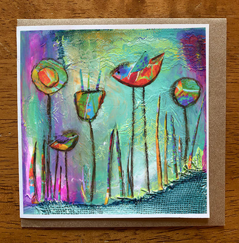 Mystic Morning.. 5 x 5 greeting card