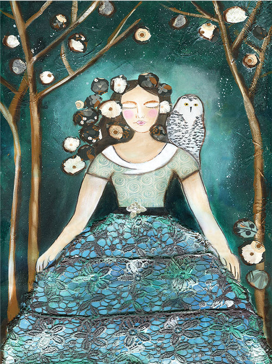 Girl with Owl
