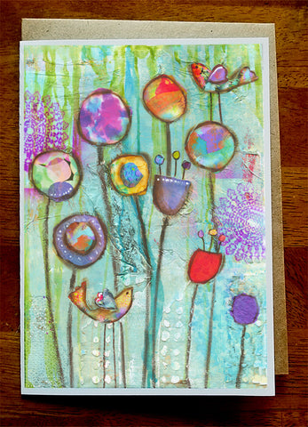 Joyful Garden..... Greeting Card