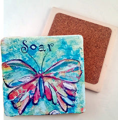 Soar... absorbant stone coaster