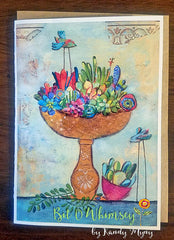 Succulant Garden..Greeting Card Set, Set of 3 Cards 5" x 7"