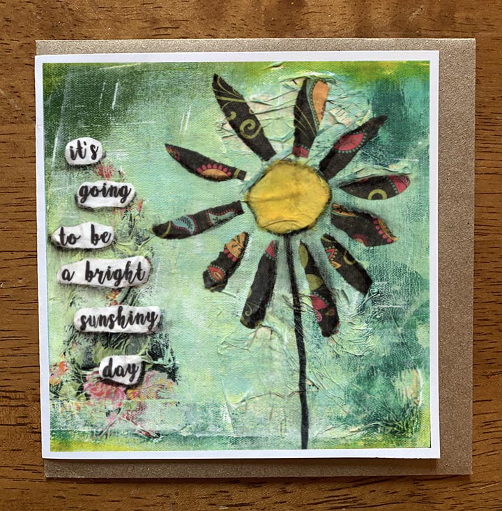 Bright Sunshiny Day..... 5 x 5 greeting card