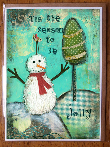 Tis the Season 5 x 7 card with envelope